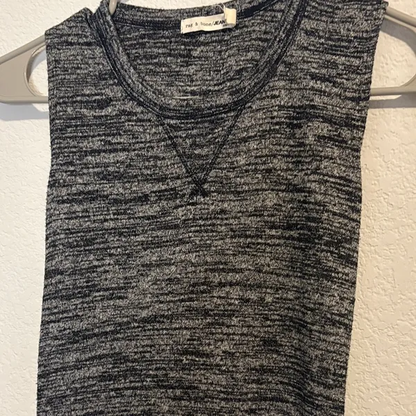 rag & bone Charcoal Sleeveless Midi Dress XS - Image 4