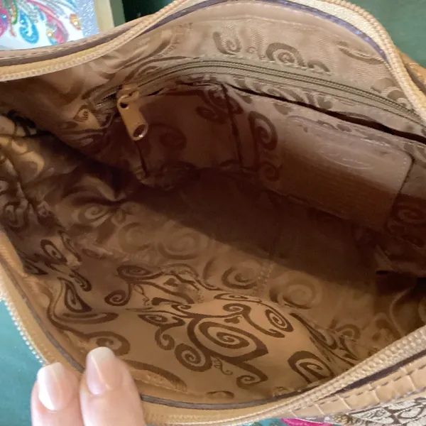 Brighton Tan‎ Leather Handbag - Image 4