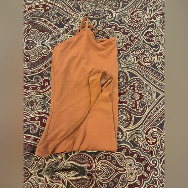 Women’s American Eagle Brand Burnt Orange BodySuit Size Large - Image 4