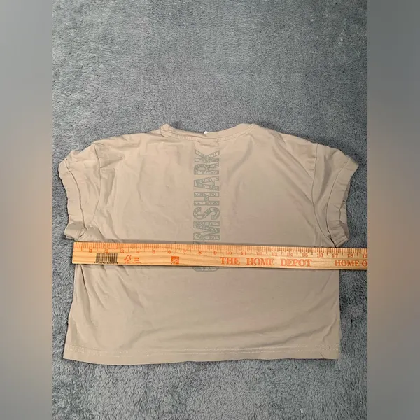 Gymshark Tan Crop Top small tee - Image 8