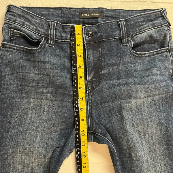 True Religion Jeans Womens 30 Becca Mid Rise Bootcut Dark Wash Stretch‎ Denim - Image 14