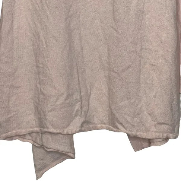 Ann Taylor Loft Womens Open Sweater‎ Cape Size Small Peach Wool Blend LS - Image 5