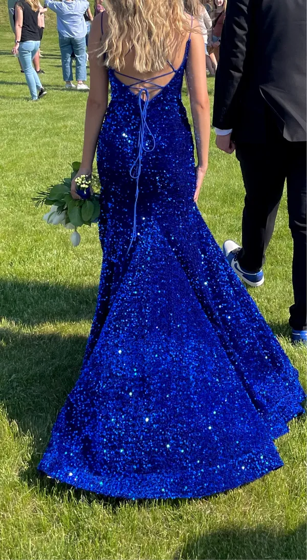 AMARRA Prom Dress Blue Size 00 - Image 5