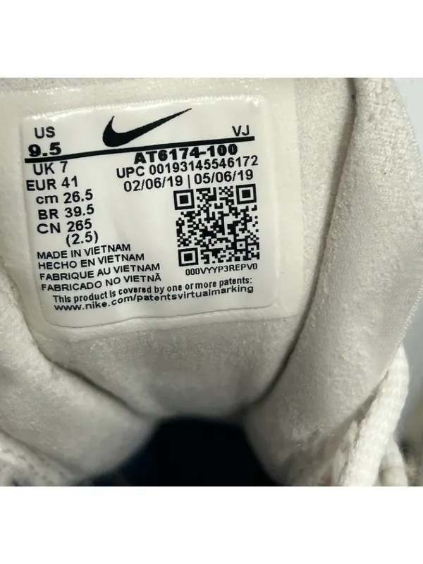 Nike Air Max 270 React Shoes Womens 9.5 American Modern White Pink AT6174-100 - Image 10