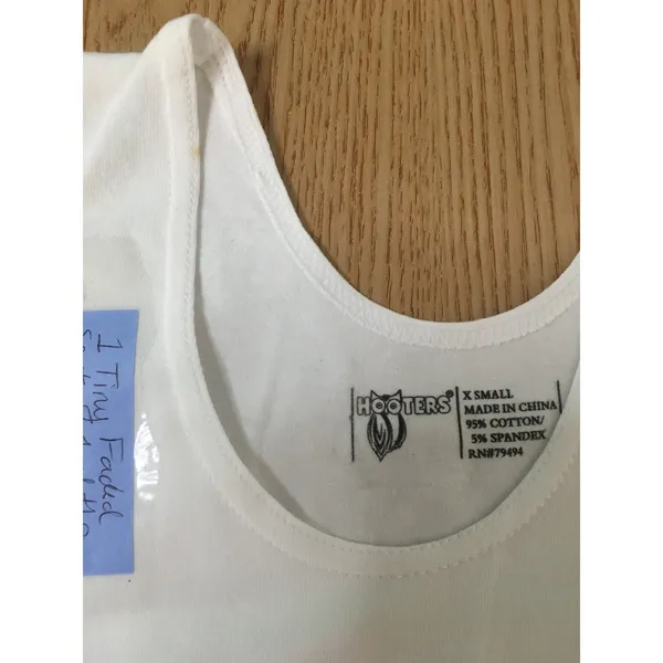 B62 New Hooters Girl Uniform “Official Bud Light NFC Bar” Football Tank Miami Xs - Image 3