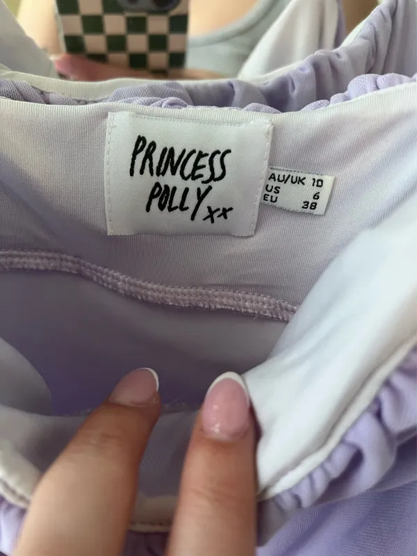 Princess Polly Purple Mini Dress - Image 2
