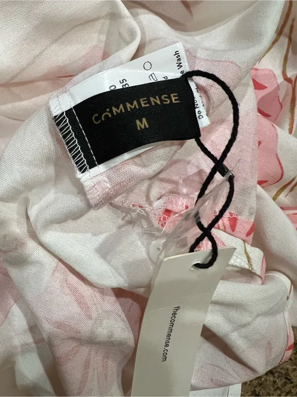 COMMENSE Romantic Print Sleeveless Short Dress Size Medium NWT - Image 10