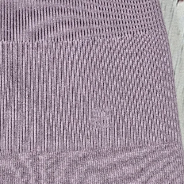 Everlane‎ Seamless Legging Ribbed High Waist M L Light Purple Lilac - Image 7