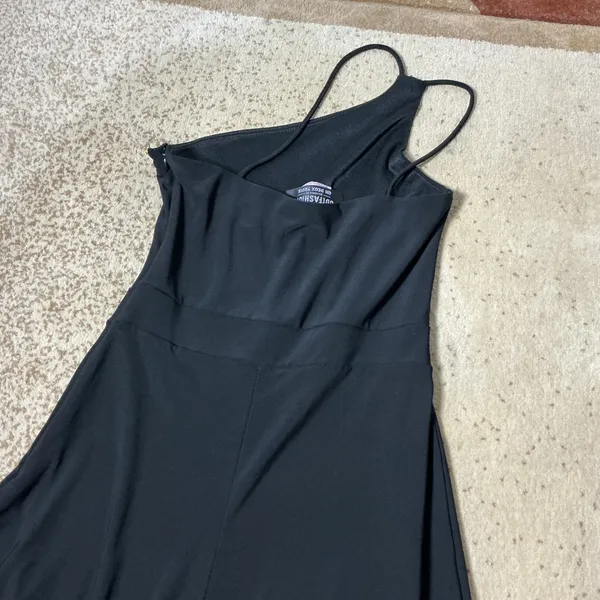 Un Deux Trois Womens Black One Shoulder Wide Leg Jumpsuit K5125 Size‎ S - Image 8