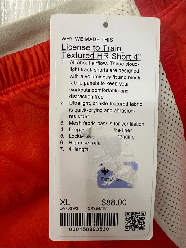 License to Train Textured HR Short 4” - Image 5