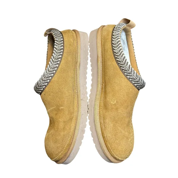 Koolaburra By UGG Slippers Mens Size 7 Brown Suede Faux Fur Lined Comfort - Image 9
