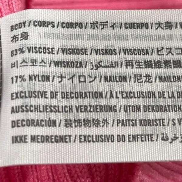 Abercrombie & Fitch Pink Ribbed Knit Collared Polo Pullover Sweater Vest Top M - Image 4