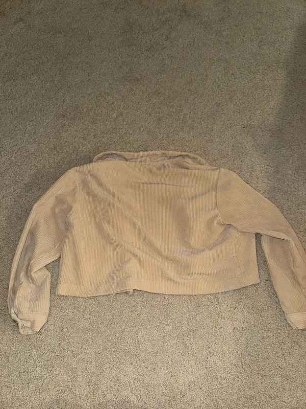 SheIn Ribbed Cropped Jacket - Image 3
