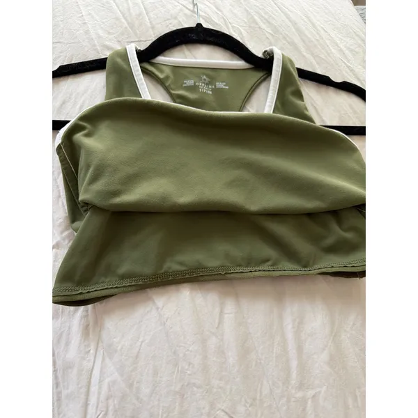 OFFLINE Real Me XTRA Longline Track Sports Bra Contrast Piping V-Neck Small - Image 8