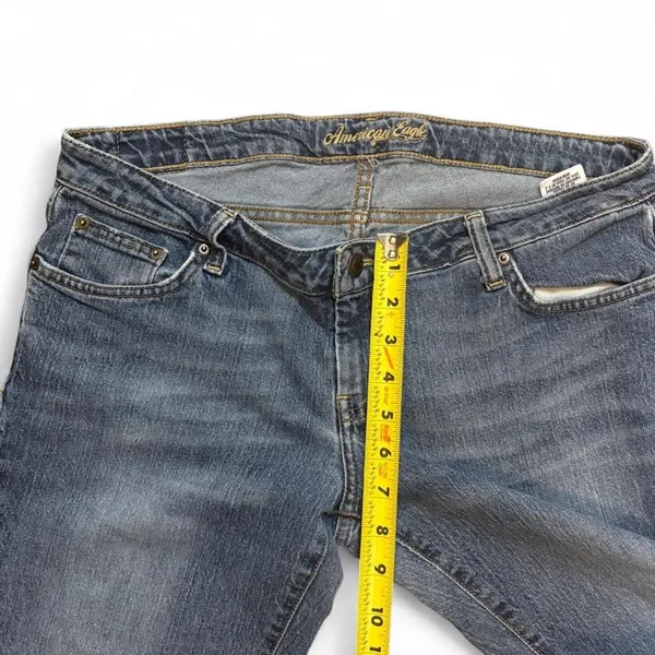 Vintage Y2K American Eagle Low Rise Bootcut Jeans Size 10 - Image 2