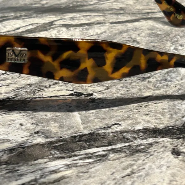 Versace Leopard Print Sunglasses - Image 6