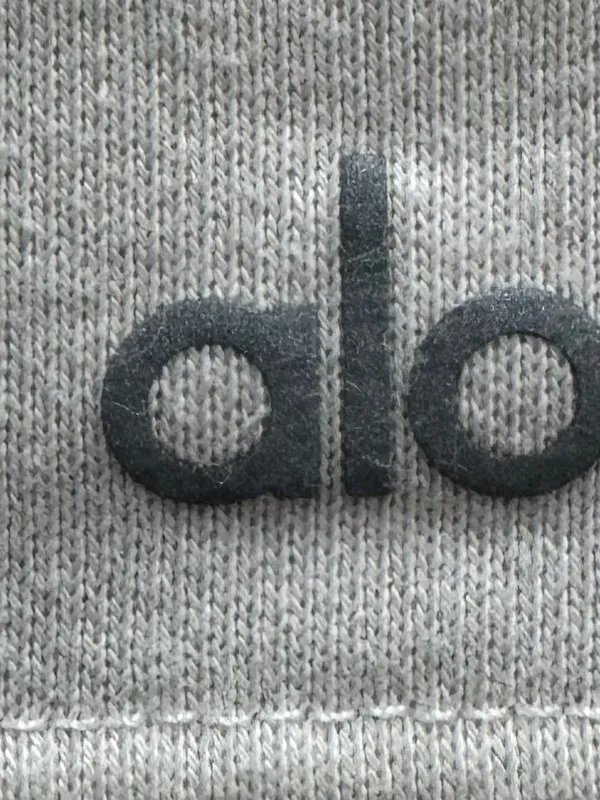 ALO Yoga Air Land Ocean Cream Short-Sleeve Cropped Hoodie sweatshirt, size M - Image 10