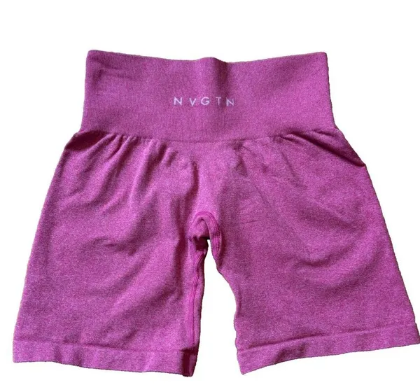 NVGTN Magenta Pink Seamless Butt Lift Pro Biker Shorts Womens Size XS - Image 3