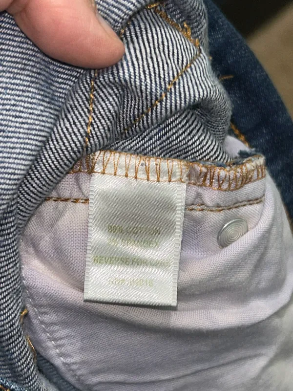 Garnet Hill 28 Bootcut Bleached Tie dye Jeans - Image 5