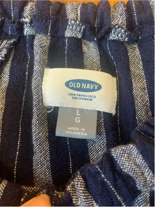 Old Navy Dress Large Blue Sleeveless - Image 2