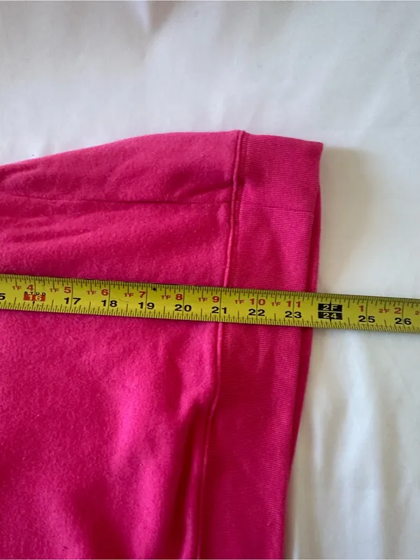J. Crew Hot Pink Button-Shoulder Turtleneck Sweater - Image 5