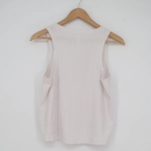 Embrace Life Athleisure Women's Ribbed Tank Top Light Pink Size M - Image 4