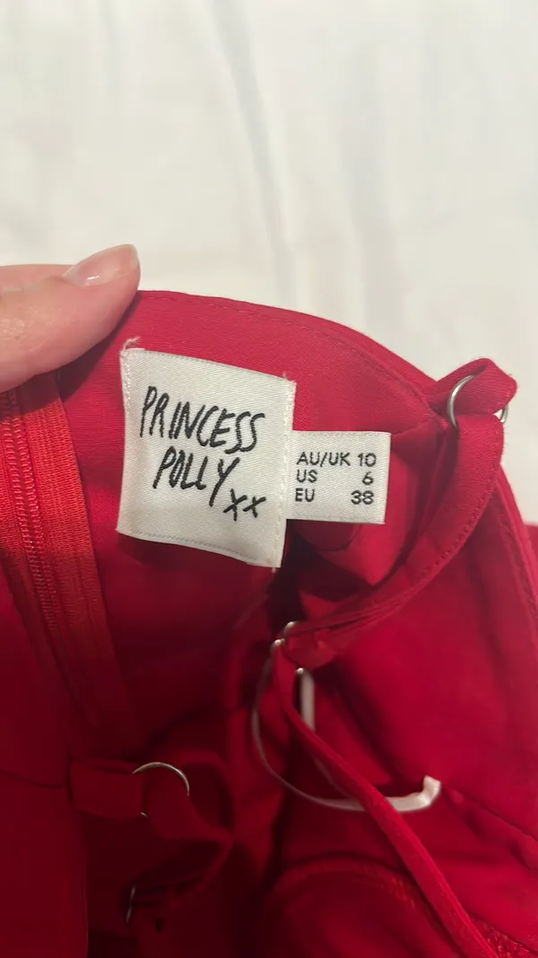 Princess Polly Red Mini Dress - Image 4