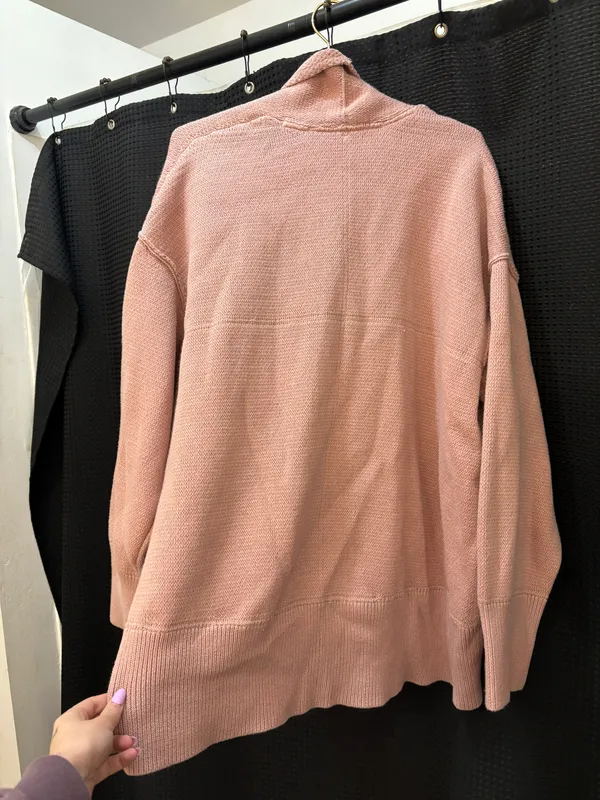 Free People Chamomile Oversize Cardigan in Rose - Image 5