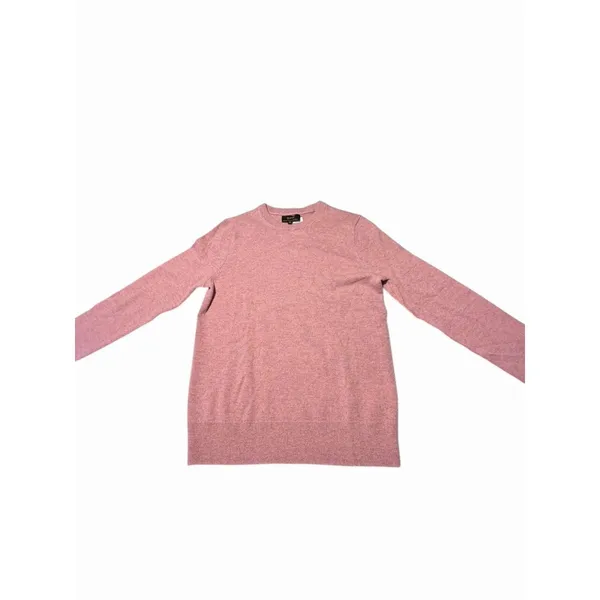 Quince Women’s Mongolian Cashmere Crew Neck Sweater XS Mauve Mist Soft Pink - Image 6