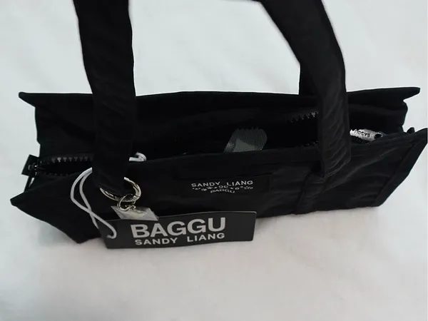 Baggu x Sandy Liang Mini Nylon Market Bag - Black - NWT - Image 6