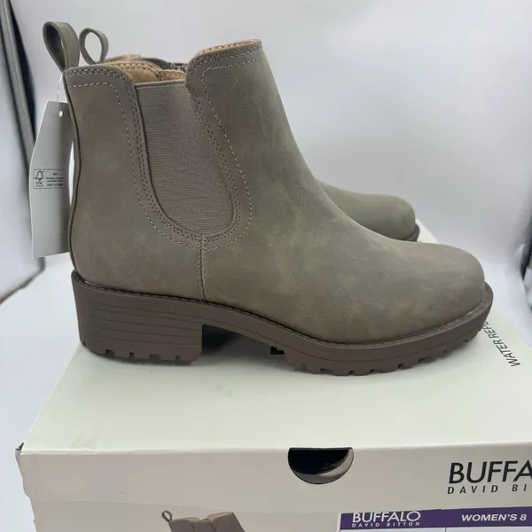 Buffalo David Bitton Anna Women’s Brown Ankle Chelsea Boots Size 8 NEW in Box - Image 6
