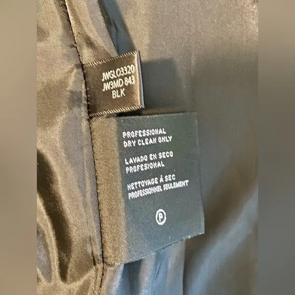 Jones New York Black Trench Winter Coat - Image 8