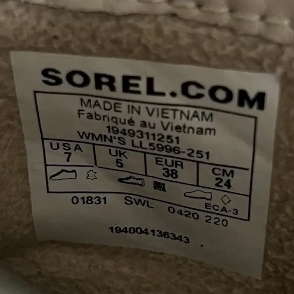 Sorel Lennox Shearling Cozy Canoe Tan Suede‎ Lace Up Lug Sole Boots - Image 9