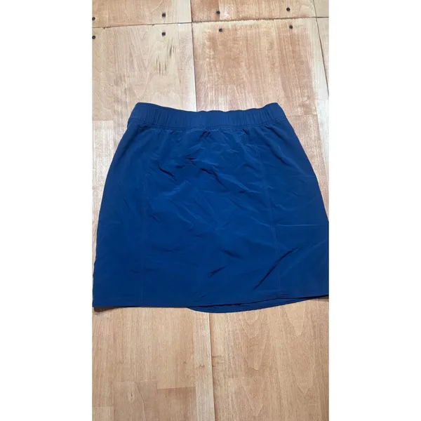 Patagonia Happy Hike Skort Womens XS Navy Blue Wrap Front Active Hiking Skirt‎ - Image 7