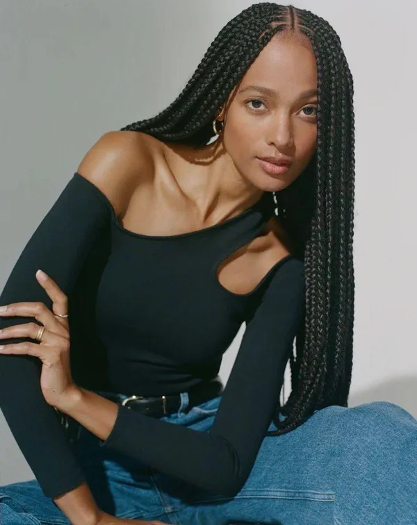 Abercrombie Long Sleeved Elevated Off The Shoulder Top - Image 3