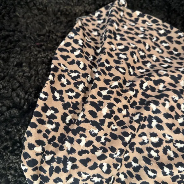 Aerie Wrap One Piece Swimsuit Size Medium Leopard Print - Image 14