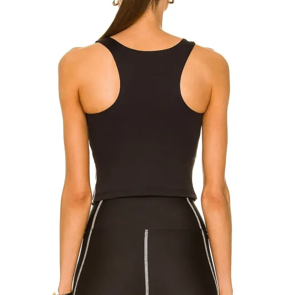 Year‎ of Ours Tread Crop Top Racerback Black White XS - Image 3