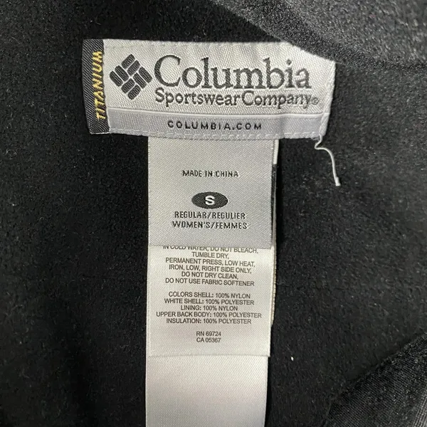 Vintage‎ Columbia Titanium Snow Pants Womens Small Black Insulated Ski Lined - Image 9