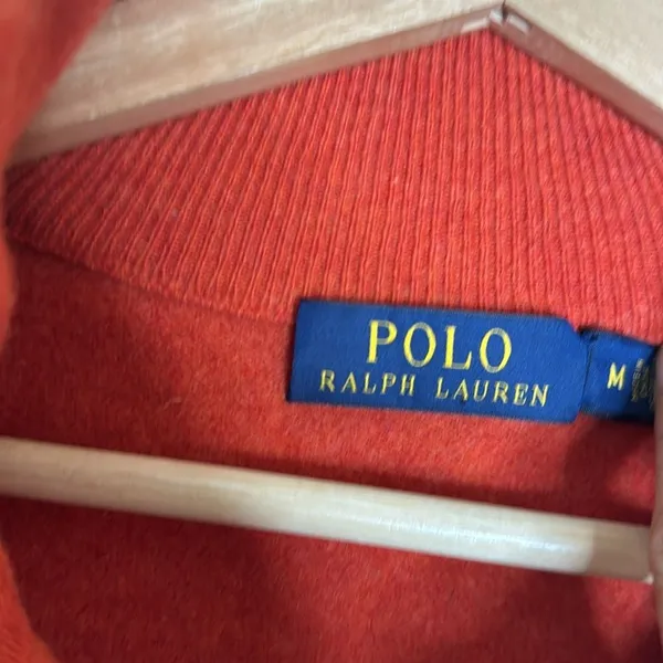 Polo Ralph‎ Lauren Wool Pullover Sweater featuring mock neck Merino wool Sz M - Image 6