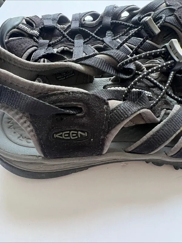 SOLD Keen Women’s Gray and Black Closed-Toe Hiking Water Sandals - Image 2