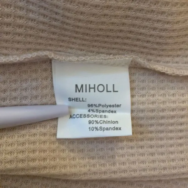 NWT Henley tan knit long sleeve medium Tan - Image 4