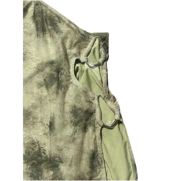 peppermayo koralie cut out mini dress Sz AU 12 US 8 sage / smoke green NEW Club - Image 6