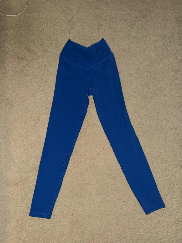 OFFLINE by Aerie Blue Leggings Crossover - Image 3