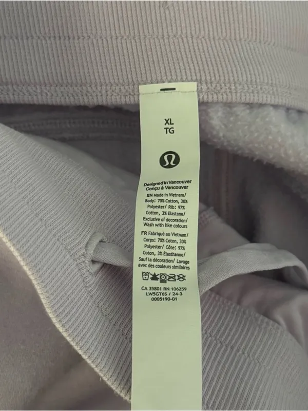 SET Lululemon Scuba Quarter Zip and Mid-Rise Wide-Leg Pant in Lilac Ether - Image 7