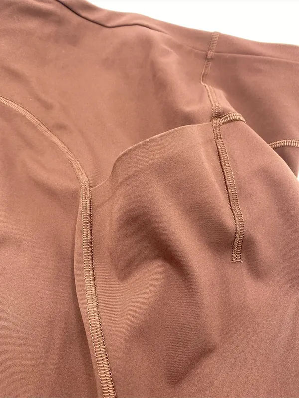 Lululemon swift speed high Rise Leggings Brown Reflective 8 Athletic Athleisure - Image 5