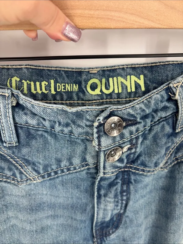 Cruel girl jeans bare back Quinn 29 extra long - Image 3