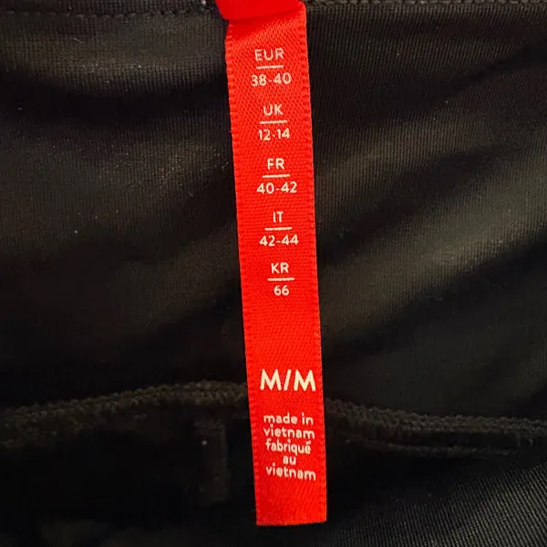 SPANX Faux Leather Moto Leggings Black High Waist Size‎ Medium - Image 6