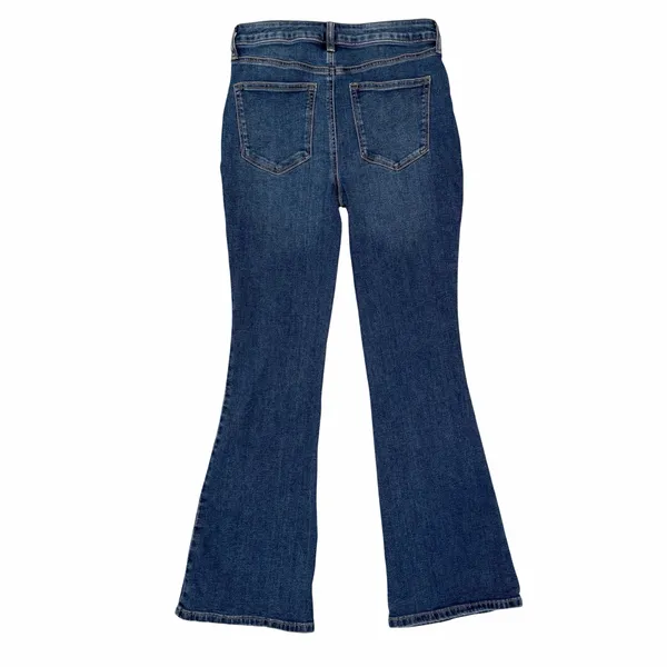 Sonoma Goods For Life Womens 6 Jeans Flare High Waisted Denim Distressed - Image 2
