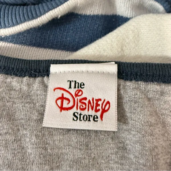 Vintage Y2K The Disney Store Eeyore Original‎ Pal V-Neck Shirt Light Sweater L - Image 5