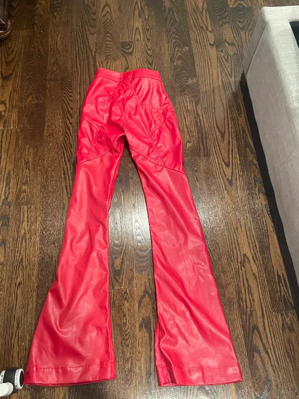 Revice Denim Red  Pants/ Venus Flared - Image 5